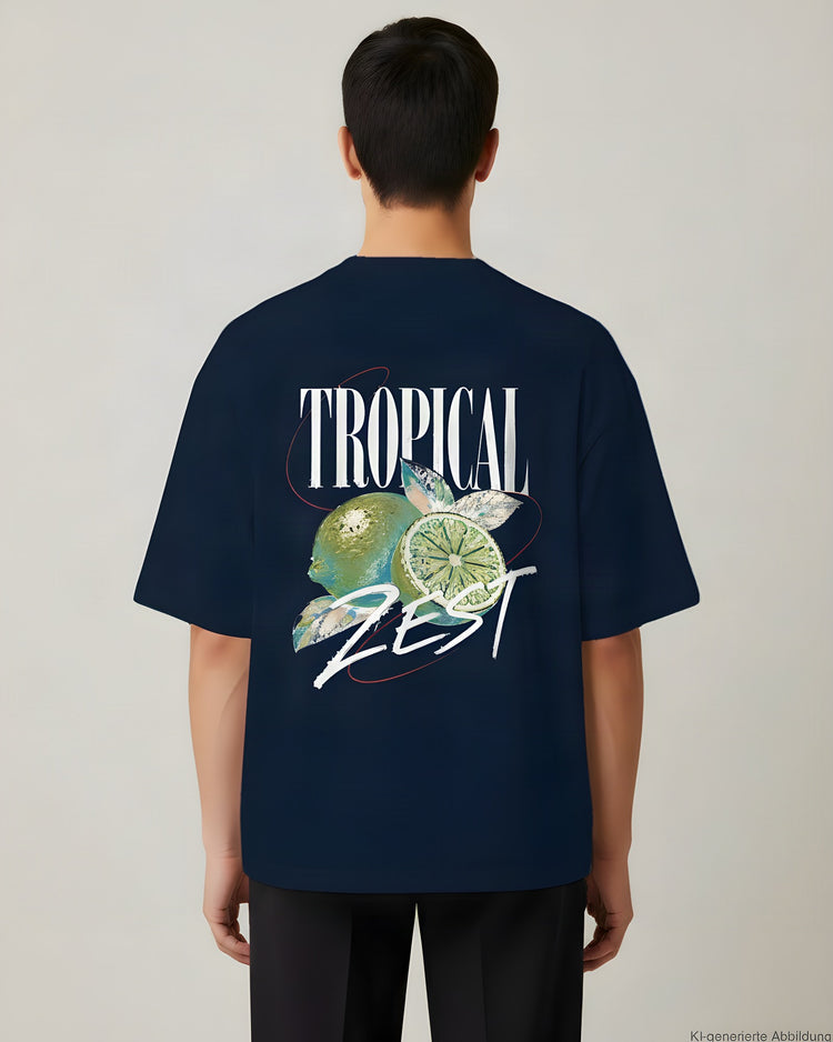 Tropical Zest Limetten Oversized T-Shirt