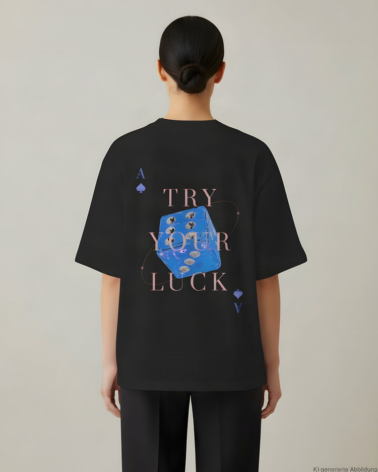 Try Your Luck Oversized T-Shirt