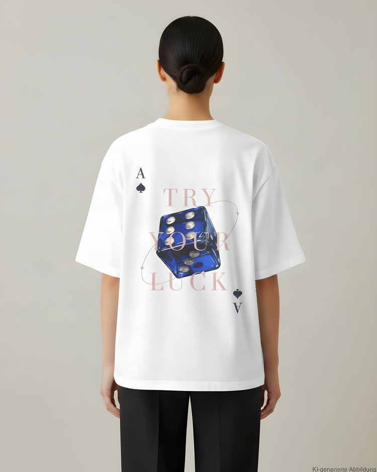 Try Your Luck Oversized T-Shirt