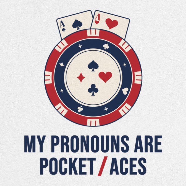 My Pronouns Are Pocket Aces Oversized T-Shirt