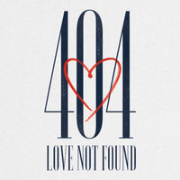 REVØRA 404 Love Not Found – Oversized Shirt in White, Rückenprint aus der Nähe