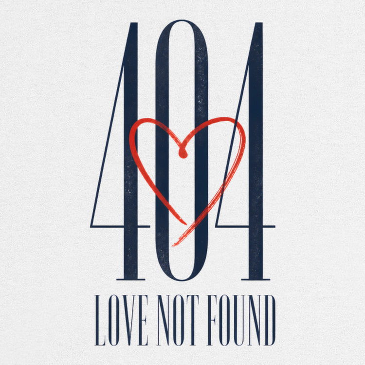 404 Love Not Found Oversized T-Shirt