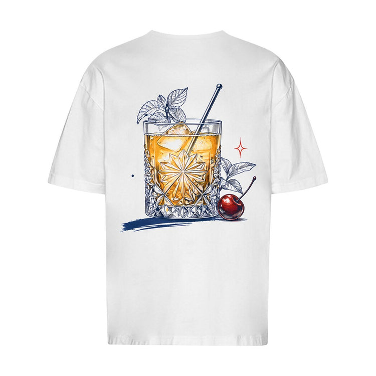 Vintage Cocktail Oversized T-Shirt