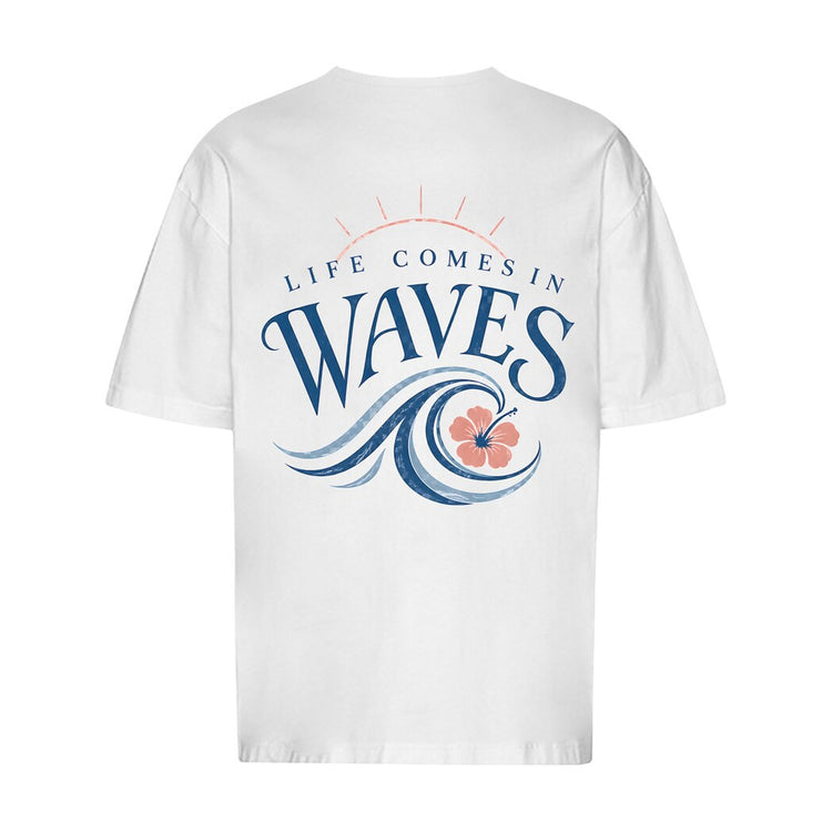 Life Comes In Waves Oversized T-Shirt