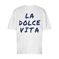 REVØRA La Dolce Vita – Oversized Shirt in White, Rückansicht