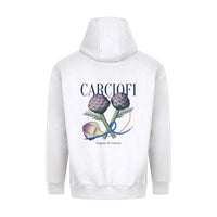 REVØRA Carciofi – Hoodie in White, Rückansicht