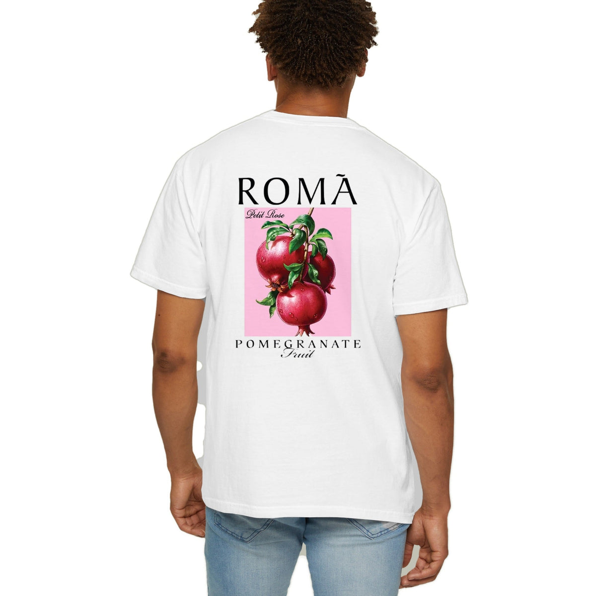 Kollektion T-Shirts — Modellbild Rückenprint