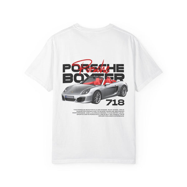 Porsche 718 Boxster T-Shirt — Roadster Car Streetwear | REVØRA