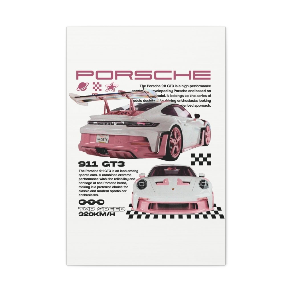 9ELEVEN GT3 Canvas Print - Revøra™