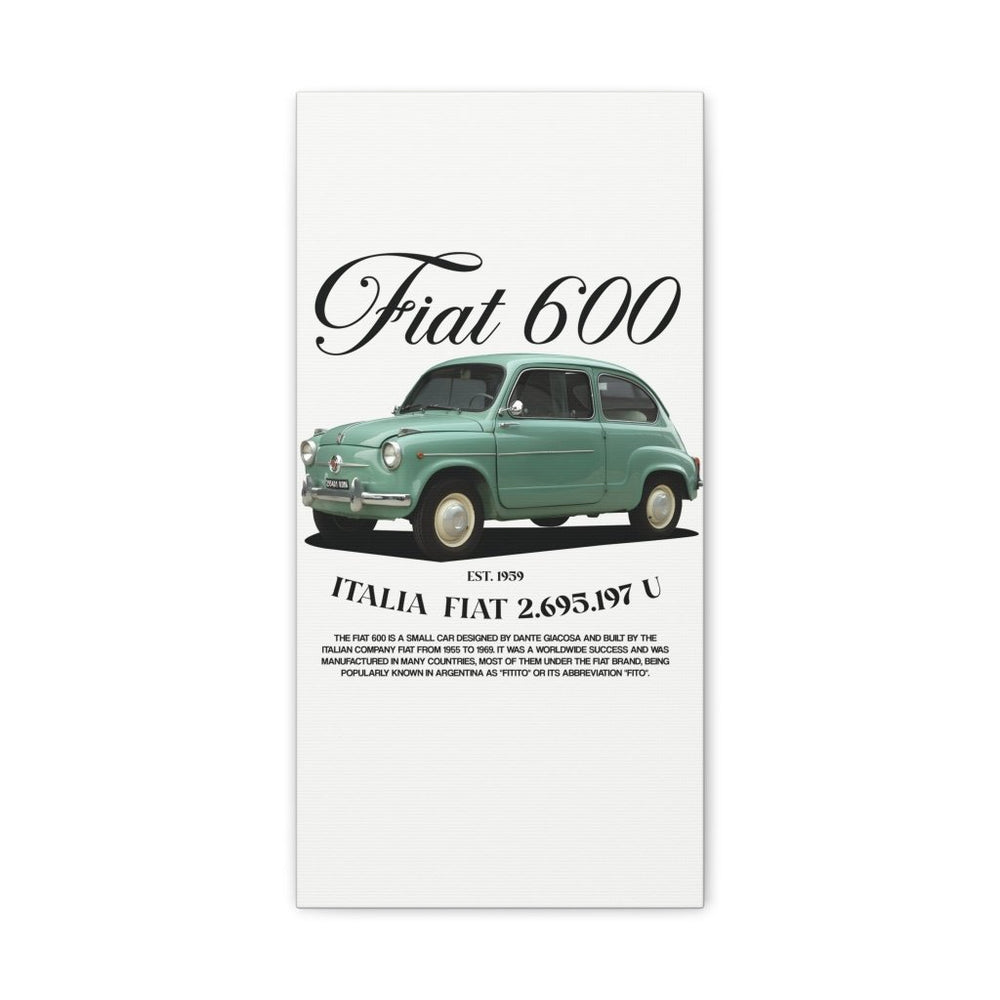 Fiat 600 Canvas Print