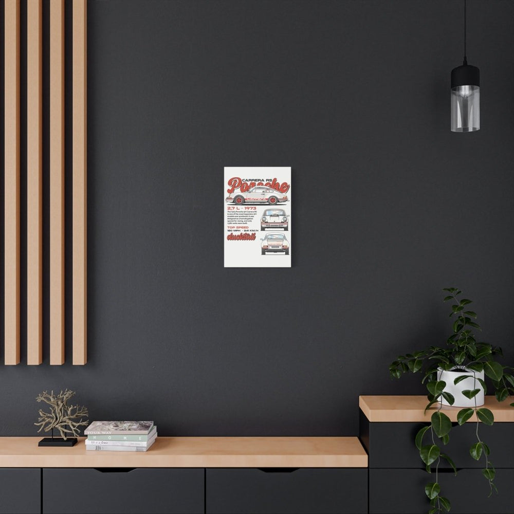 Porsche 911 Carrera RS Canvas Print — Wandbild Man Cave | REVØRA