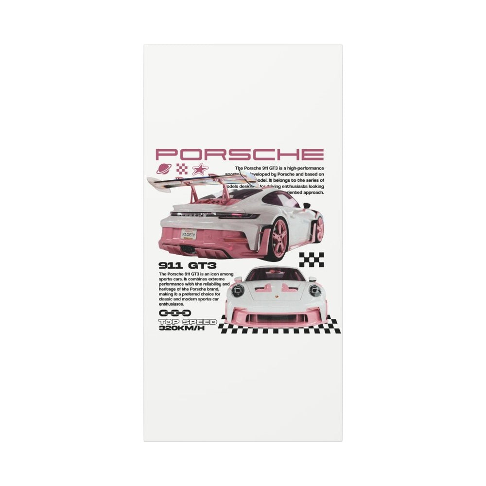 Porsche 911 GT3 Canvas Print — Wandbild Man Cave | REVØRA