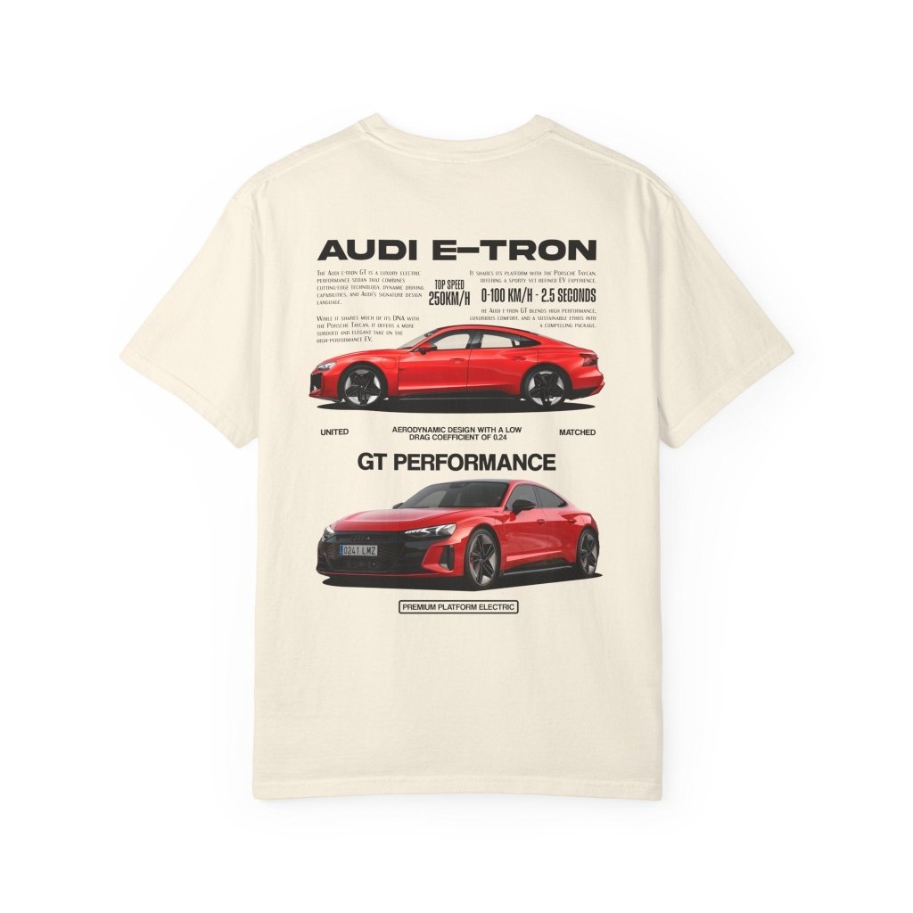 Audi E-Tron GT T-Shirt — Elektro Supercar Streetwear | REVØRA