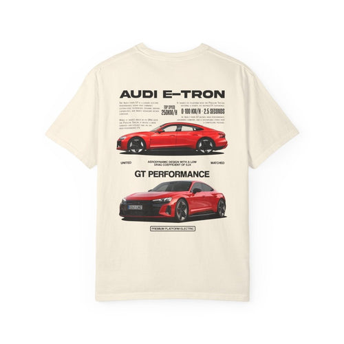 Audi E-Tron GT T-Shirt — Elektro Supercar Streetwear Shirt Autofan Geschenk REVØRA