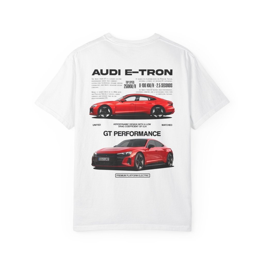 Audi E - Tron GT T-Shirt — Elektro Supercar Streetwear | REVØRA - Revøra™