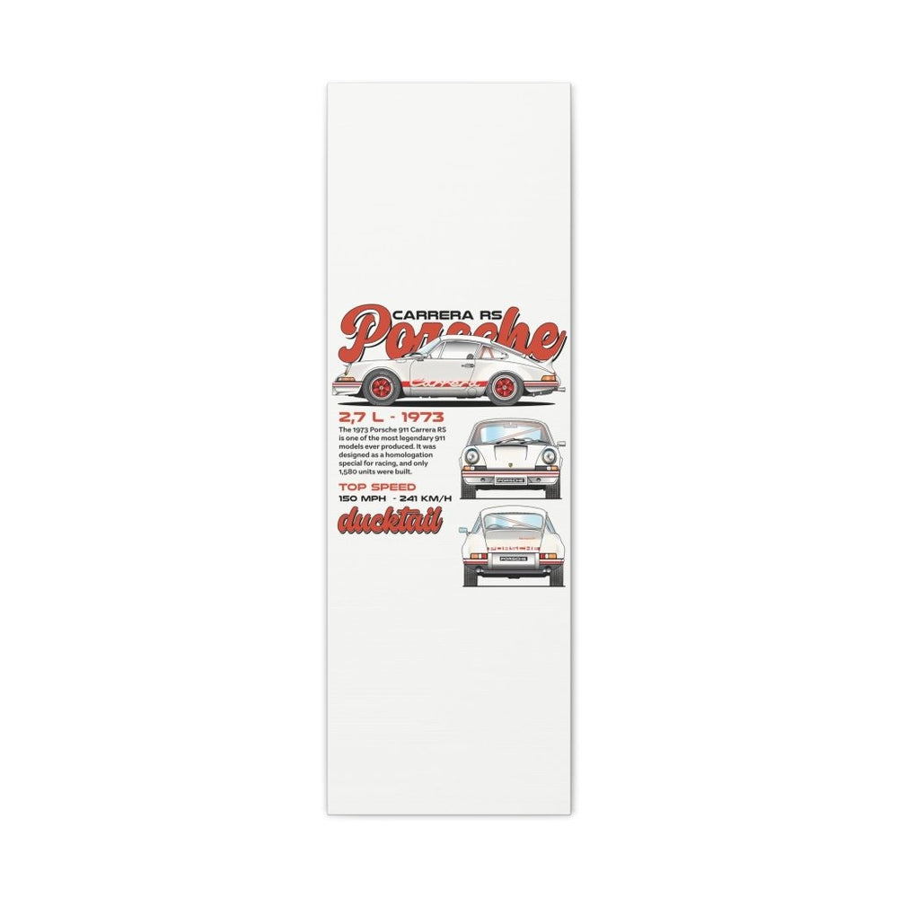 Porsche 911 Carrera RS Canvas Print — Wandbild Man Cave | REVØRA
