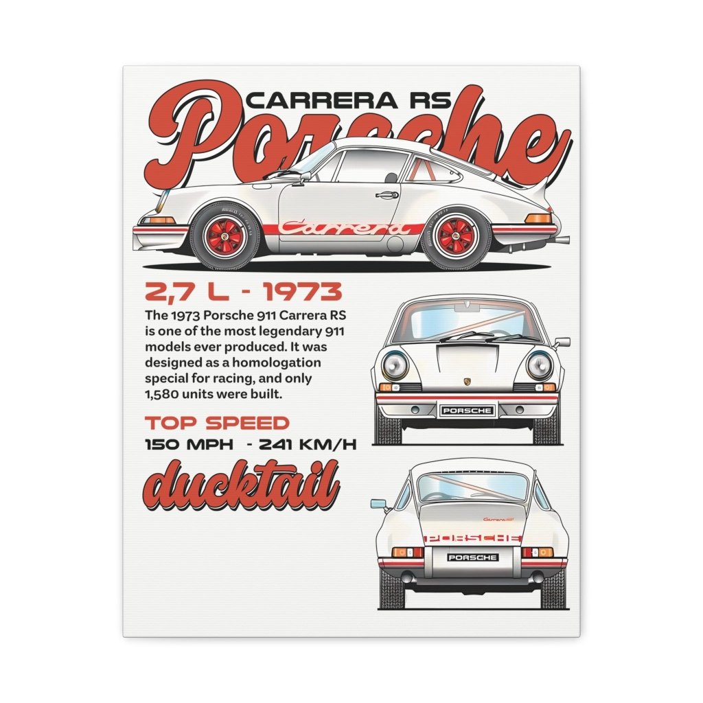 Carrera RS Canvas Print - Revøra™