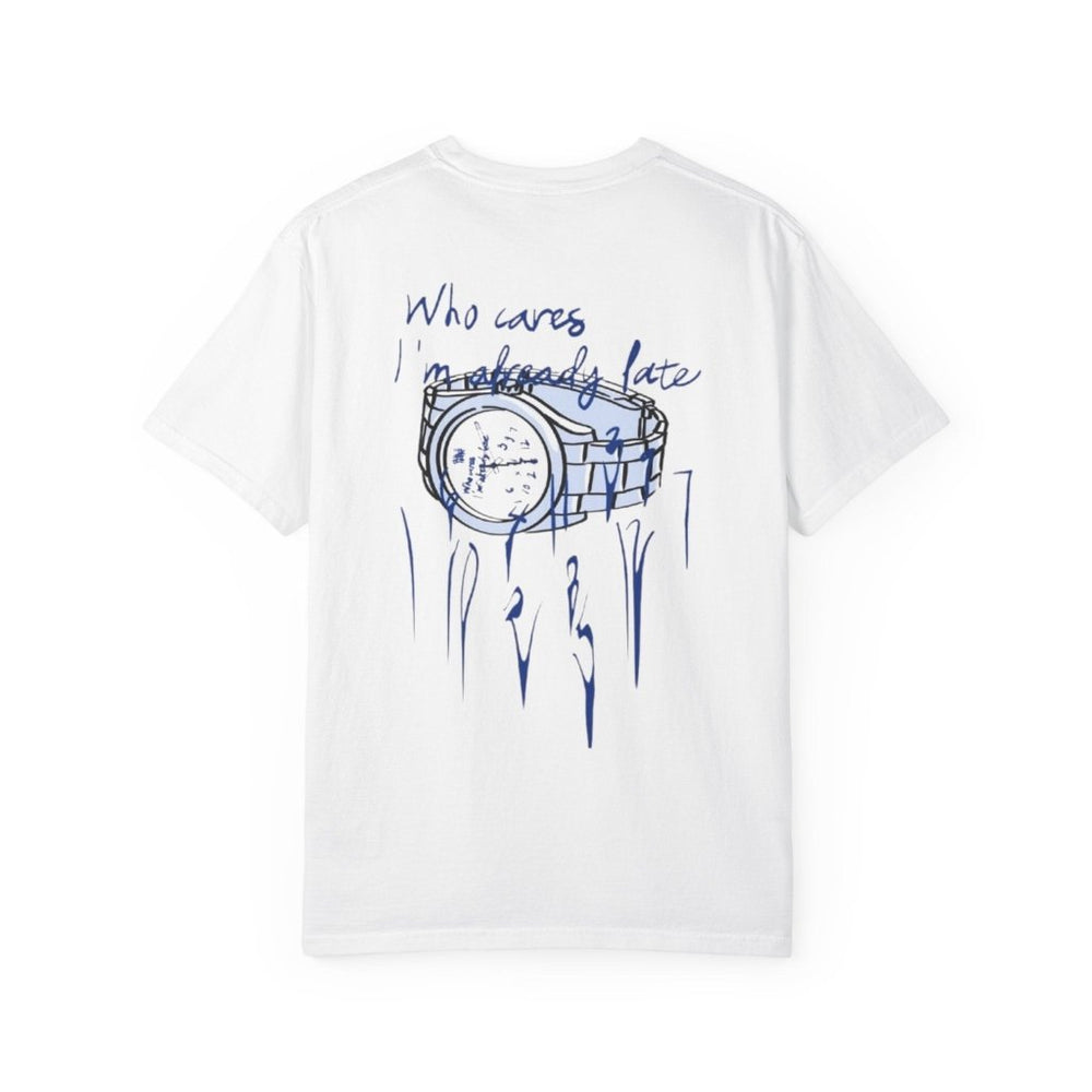 Who Cares I'm Probably Late T-Shirt — Azur Club | REVØRA