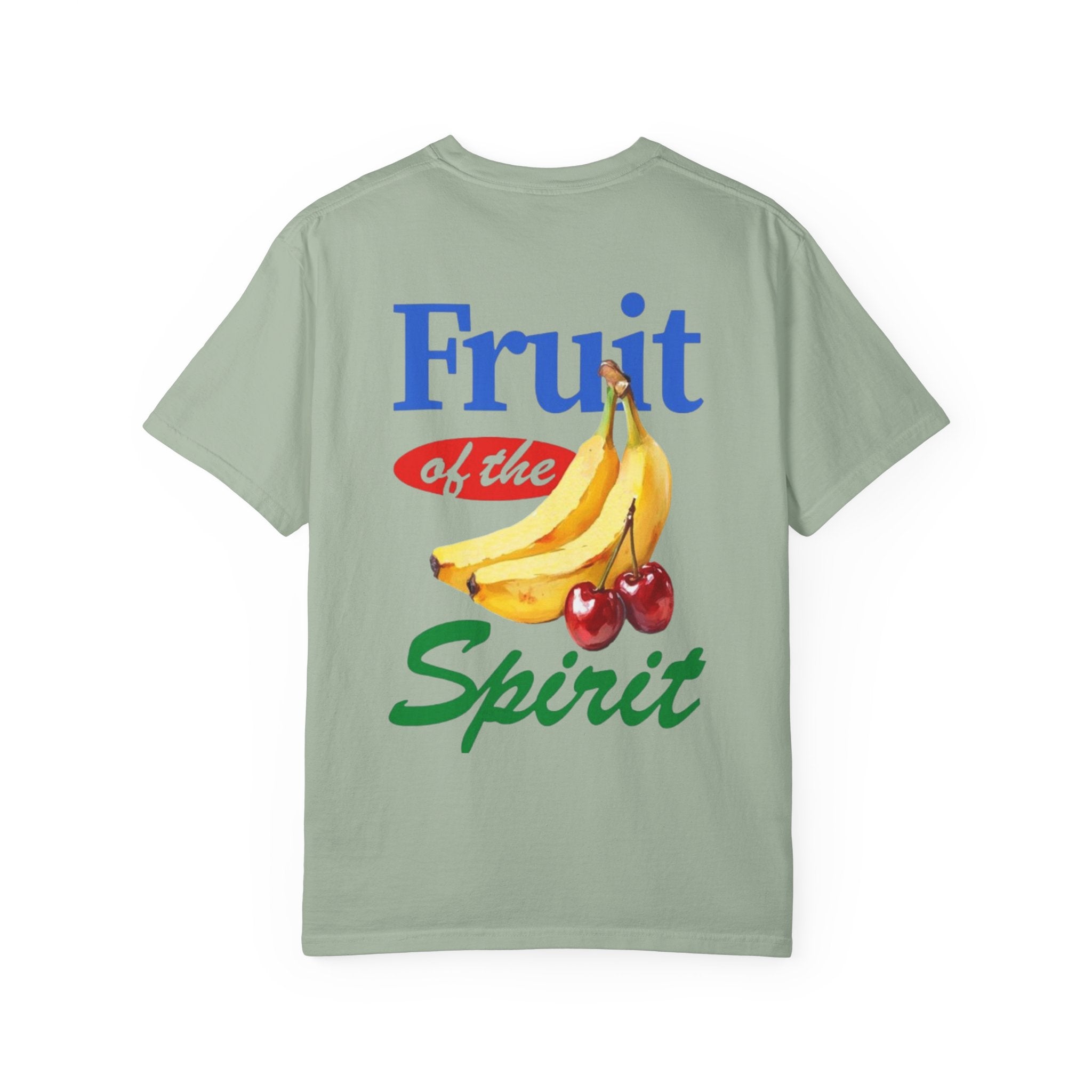 Rückansicht: Oversized T-Shirt mit großflächigem Print „Frutti“ von REVØRA