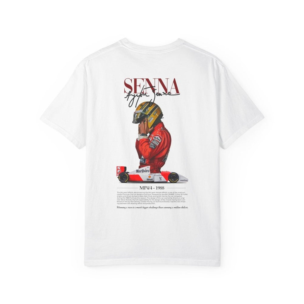 Ayrton Senna McLaren MP4/4 T-Shirt — F1 Streetwear | REVØRA