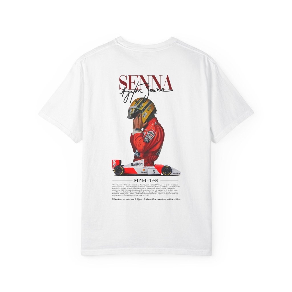 Ayrton Senna McLaren MP4/4 T-Shirt — F1 Streetwear | REVØRA - Revøra™