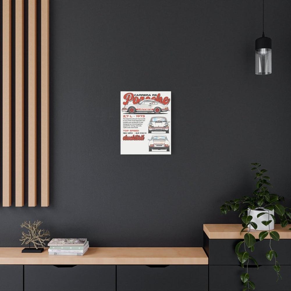Porsche 911 Carrera RS Canvas Print — Wandbild Man Cave | REVØRA