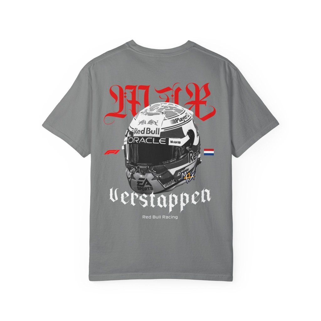 Max Verstappen Helmet T-Shirt — F1 Champion Streetwear | REVØRA - Revøra™