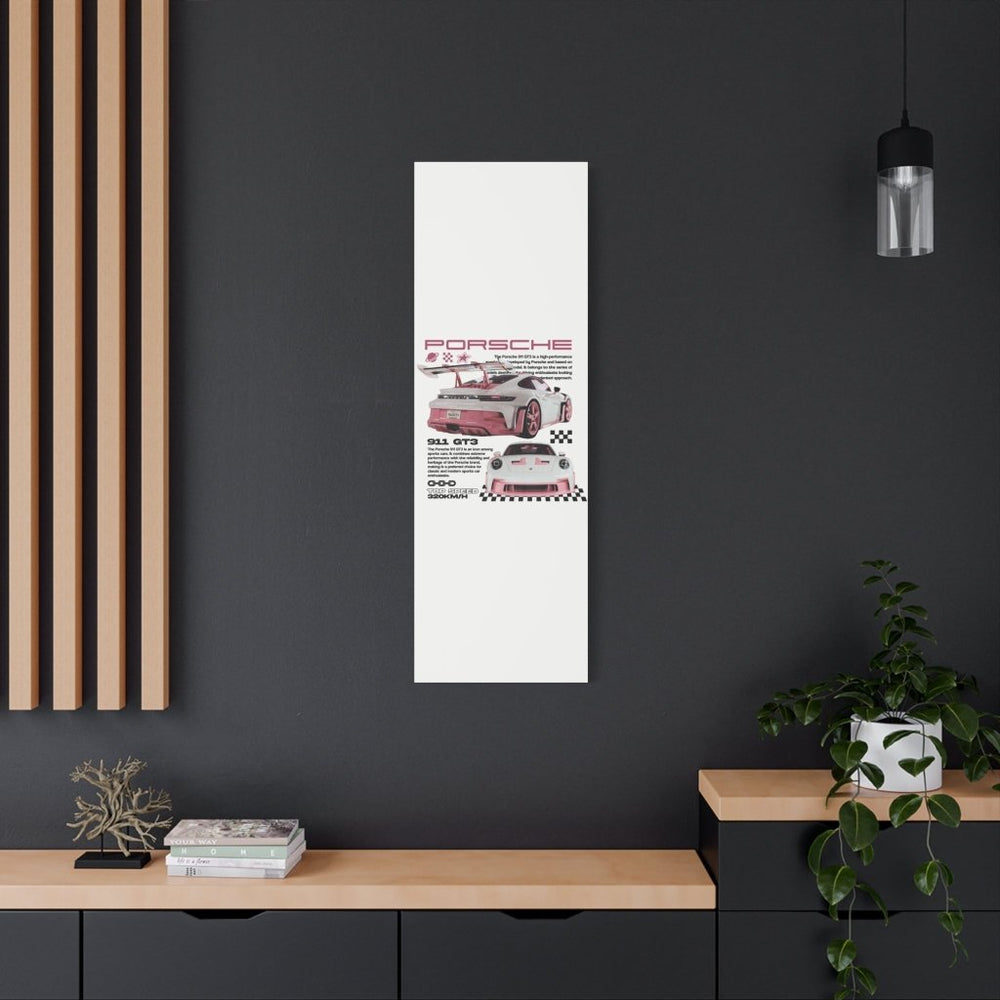 Porsche 911 GT3 Canvas Print — Wandbild Man Cave | REVØRA