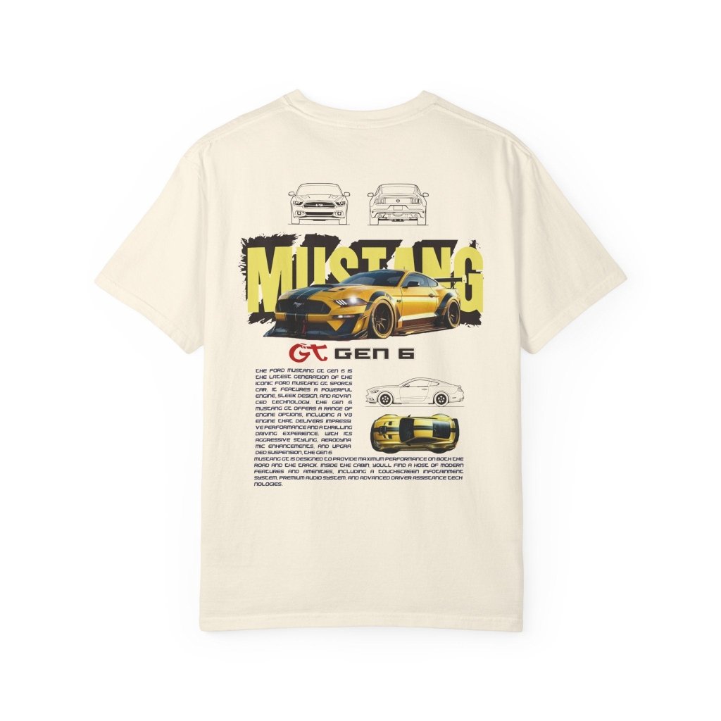 Ford Mustang GT T-Shirt — American Muscle Car Streetwear V8 Shirt Geschenk REVØRA
