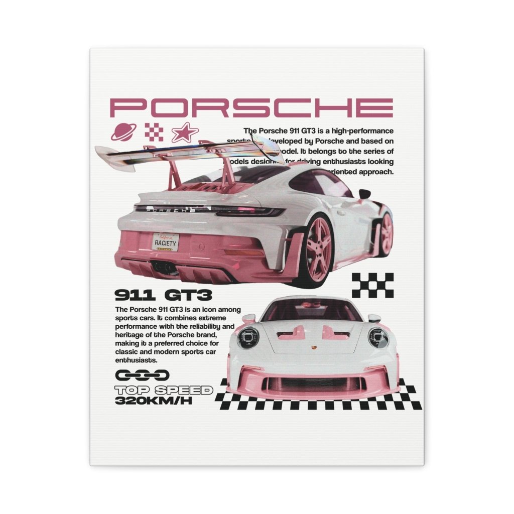 9ELEVEN GT3 Canvas Print - Revøra™