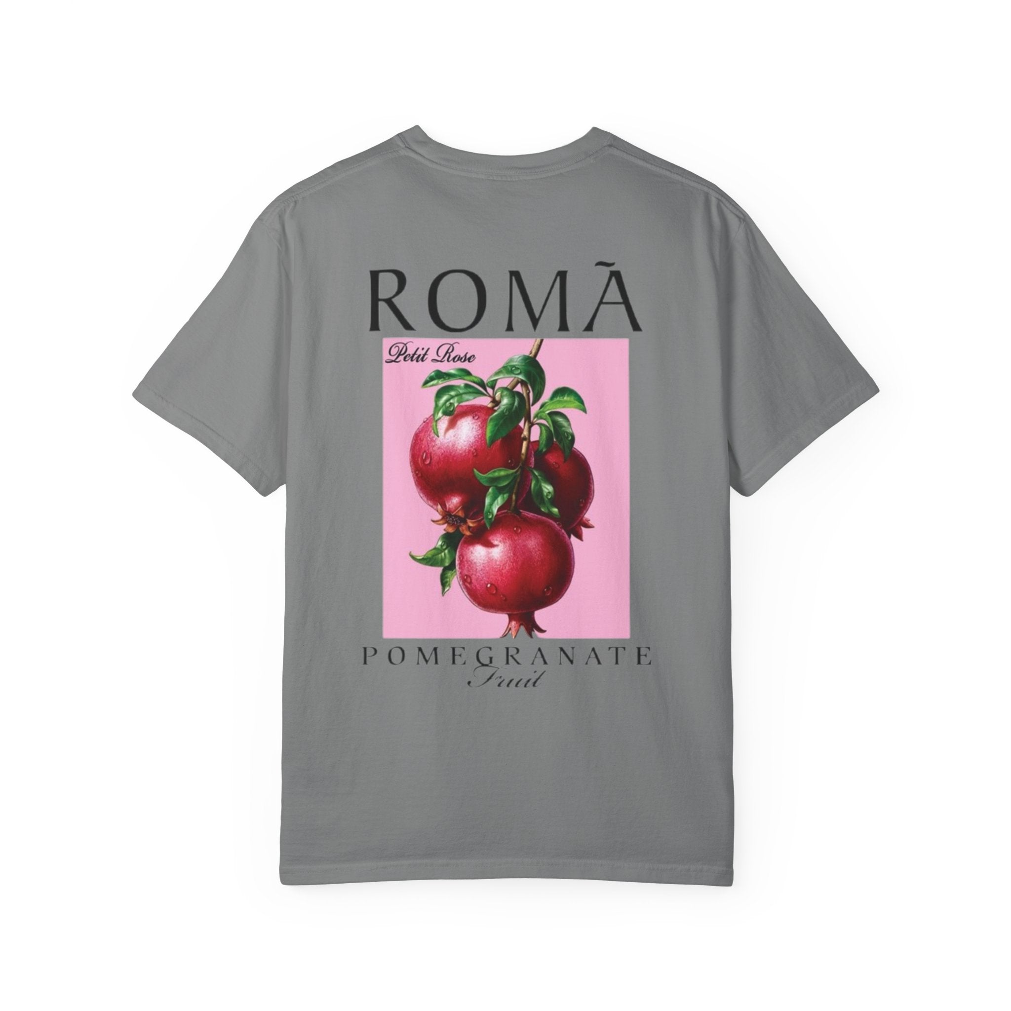 Rückansicht: Oversized T-Shirt mit großflächigem Print „Roma“ von REVØRA