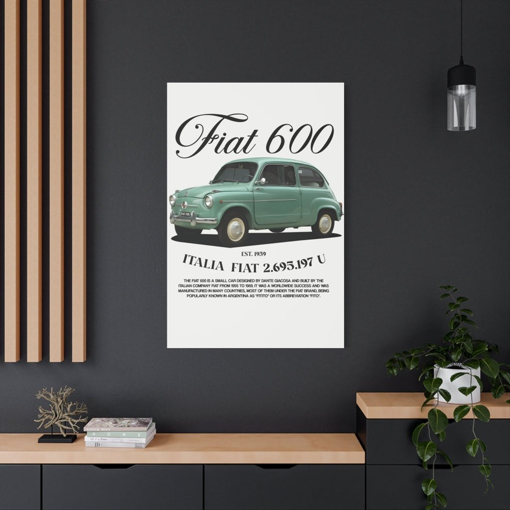 Fiat 600 Canvas Print