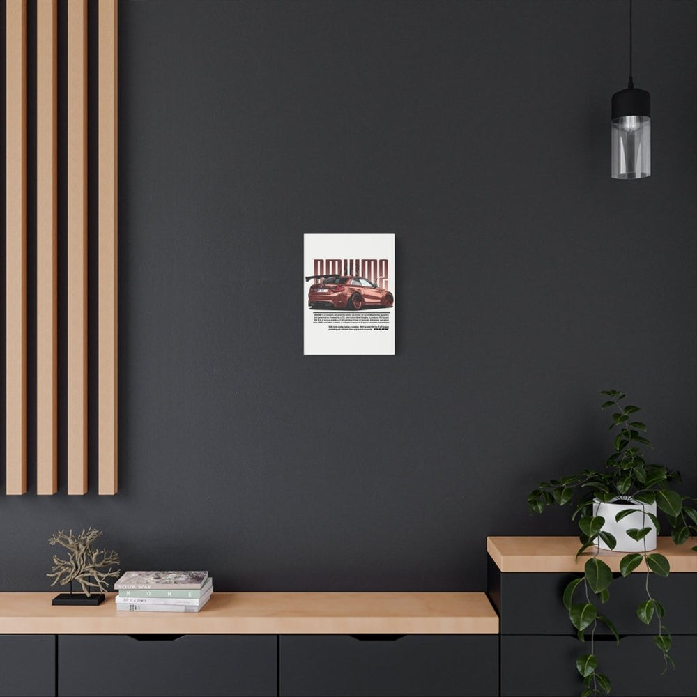 BMW M2 Canvas Print — Wandbild Man Cave | REVØRA