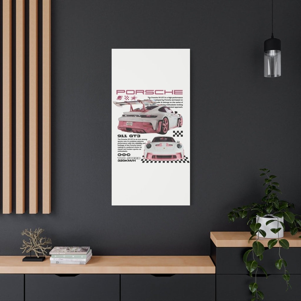 Porsche 911 GT3 Canvas Print — Wandbild Man Cave | REVØRA