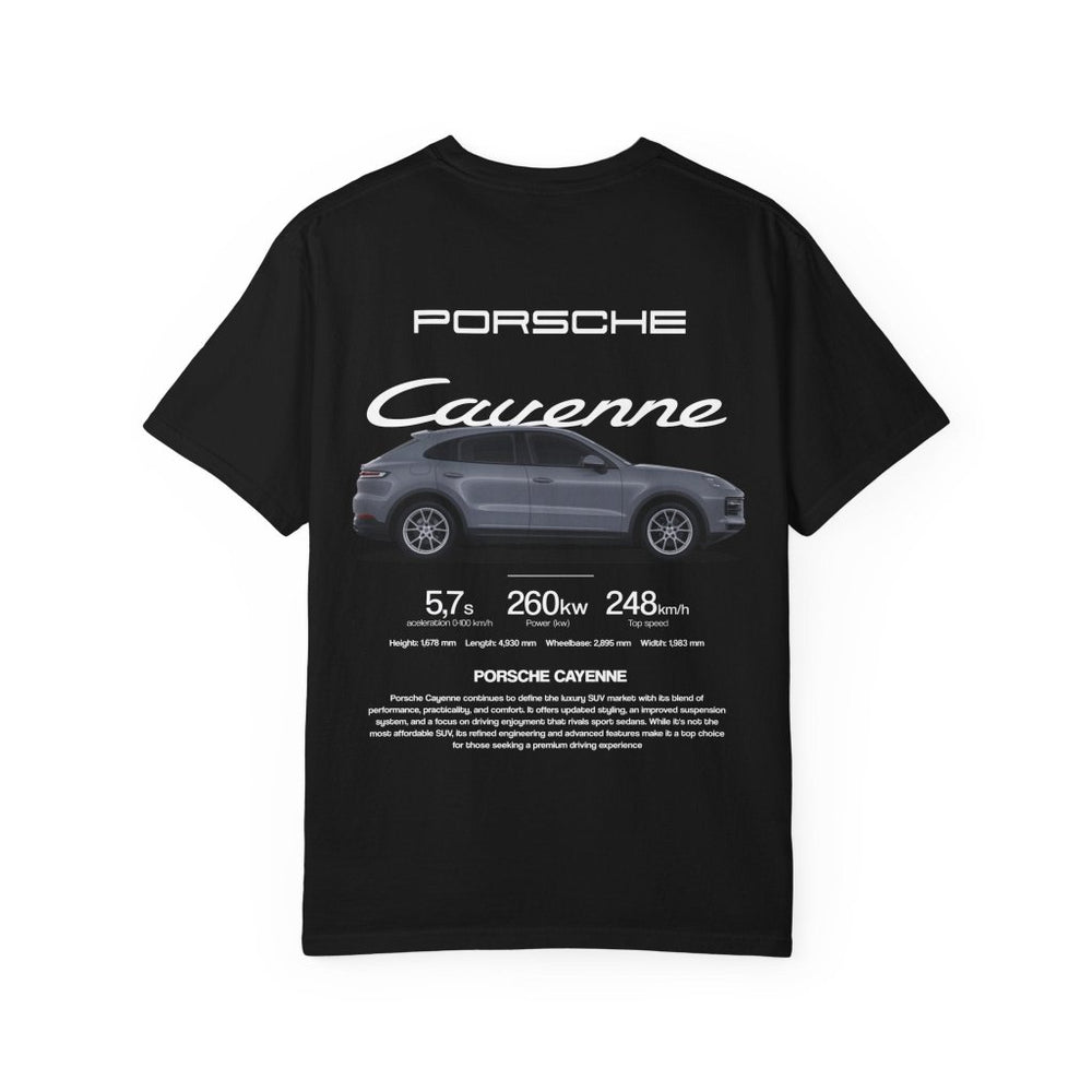 Porsche Cayenne T-Shirt — Luxury SUV Car Streetwear | REVØRA