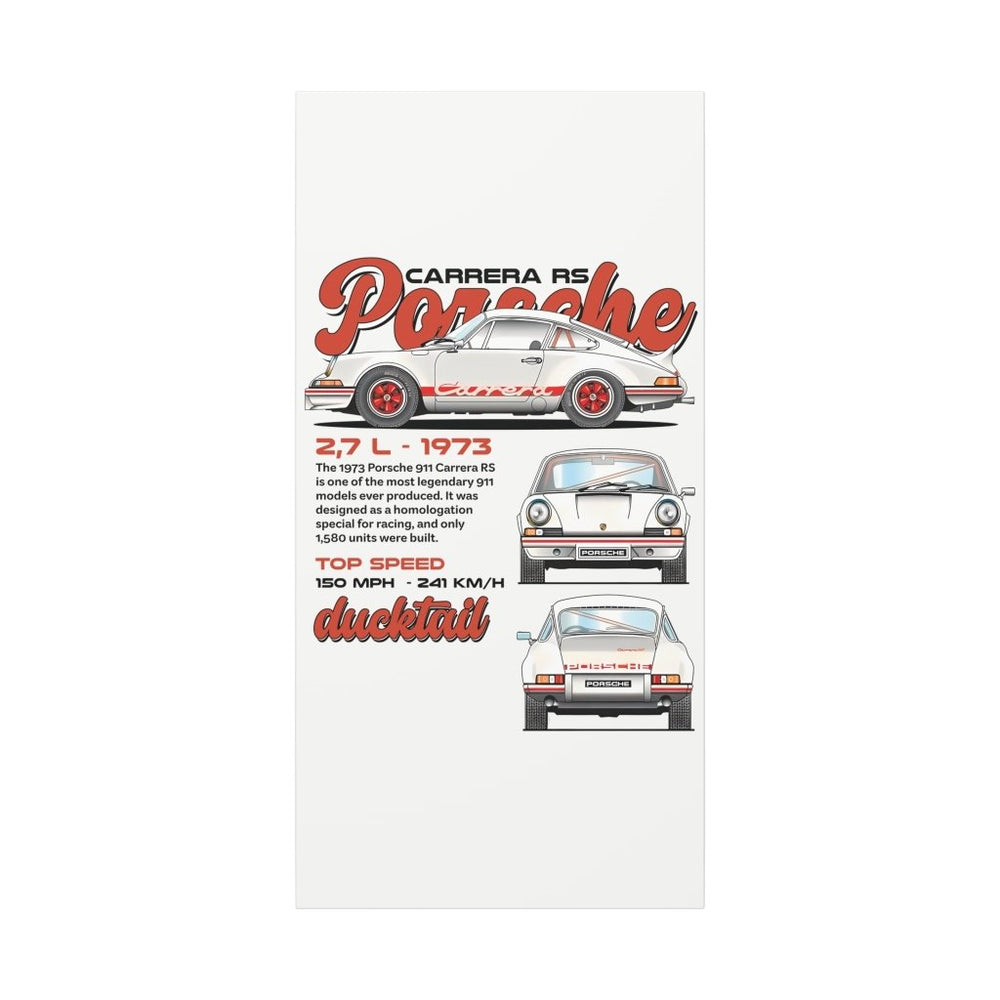 Porsche 911 Carrera RS Canvas Print — Wandbild Man Cave | REVØRA