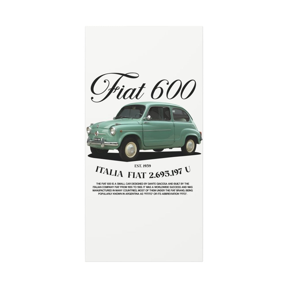 Fiat 600 Canvas Print