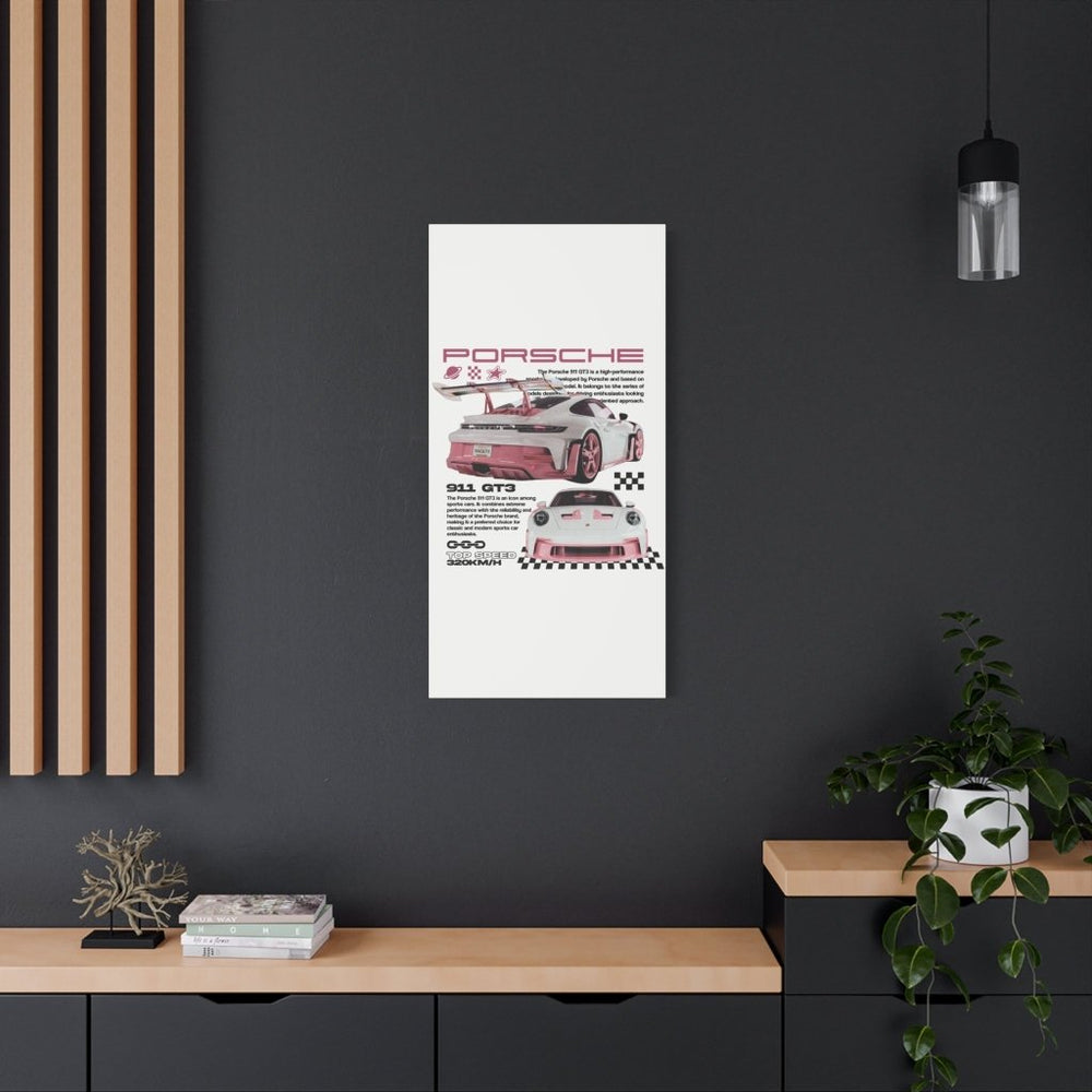 Porsche 911 GT3 Canvas Print — Wandbild Man Cave | REVØRA