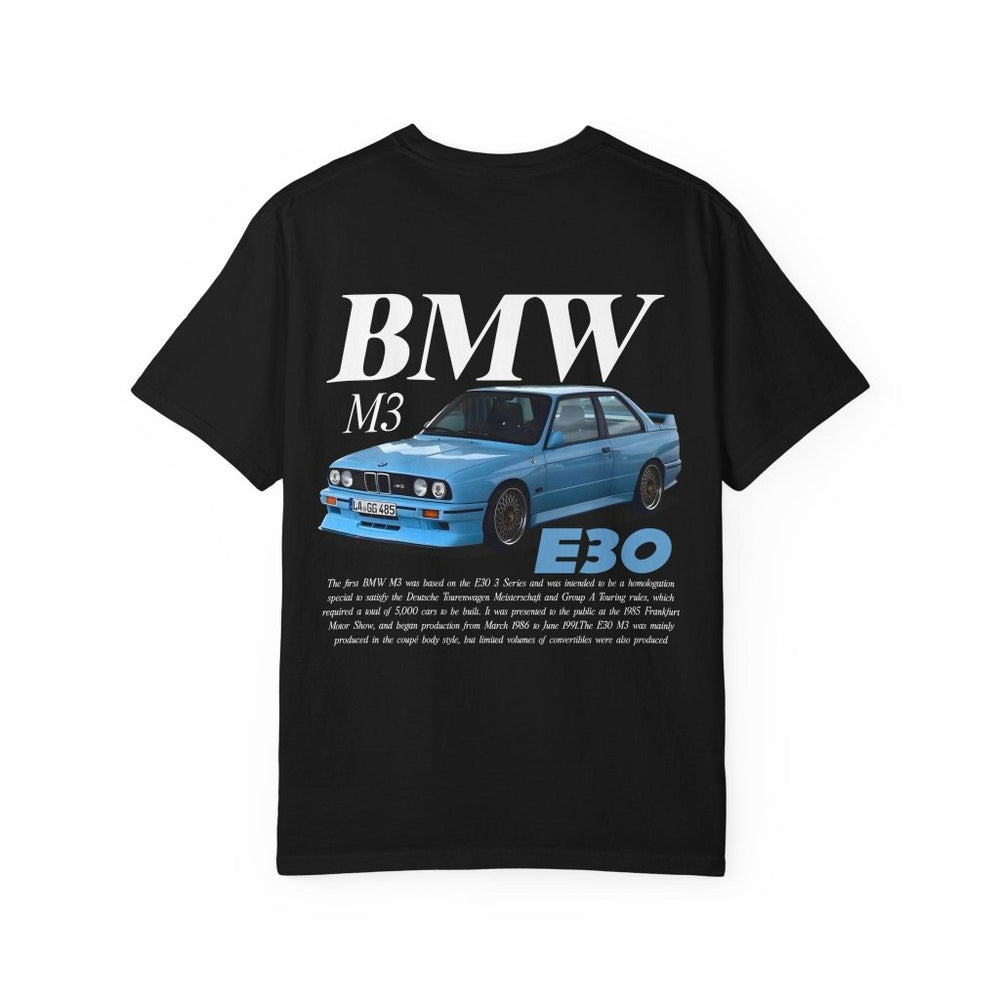 BMW E30 M3 T-Shirt — Oldtimer Car Culture Streetwear | REVØRA