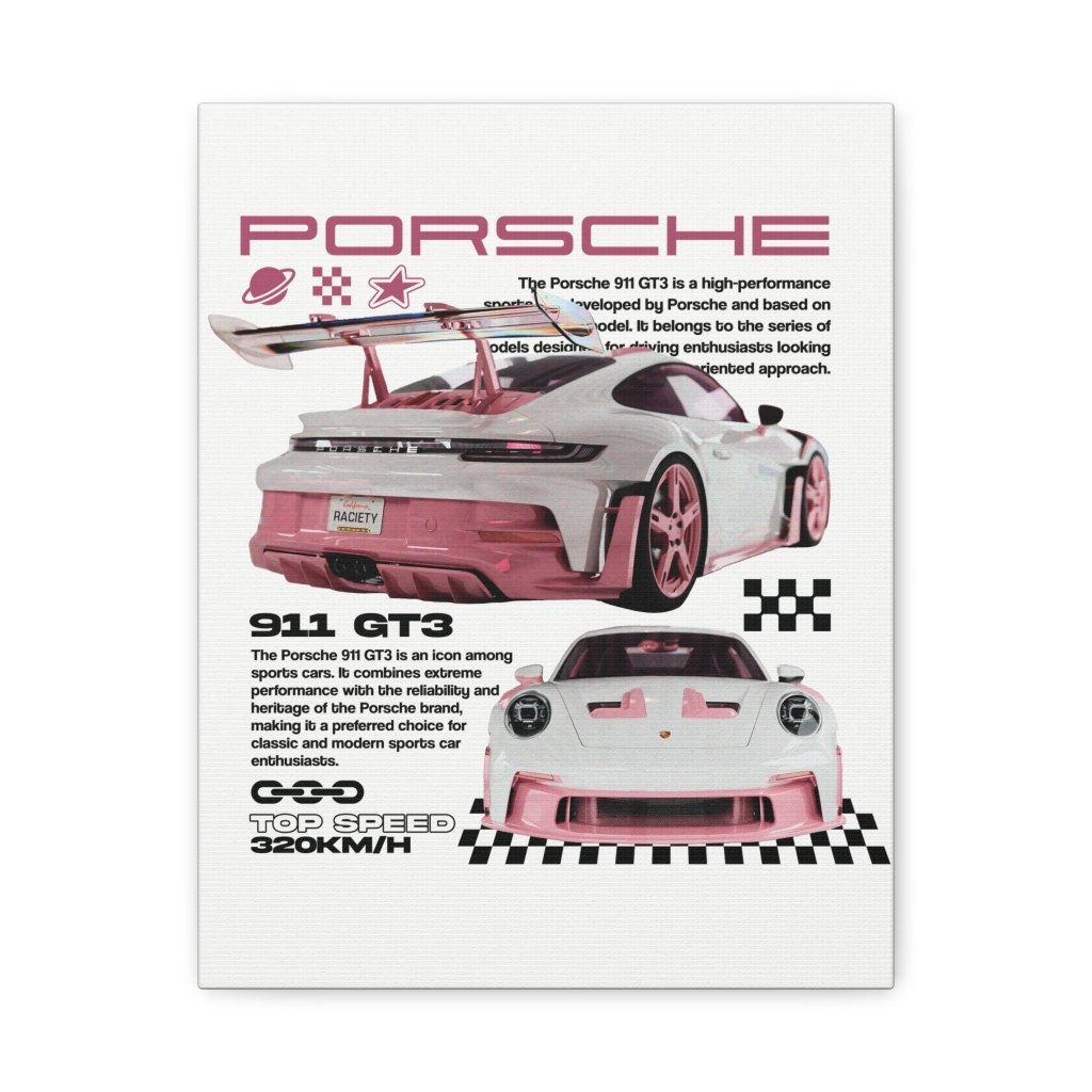 9ELEVEN GT3 Canvas Print - Revøra™