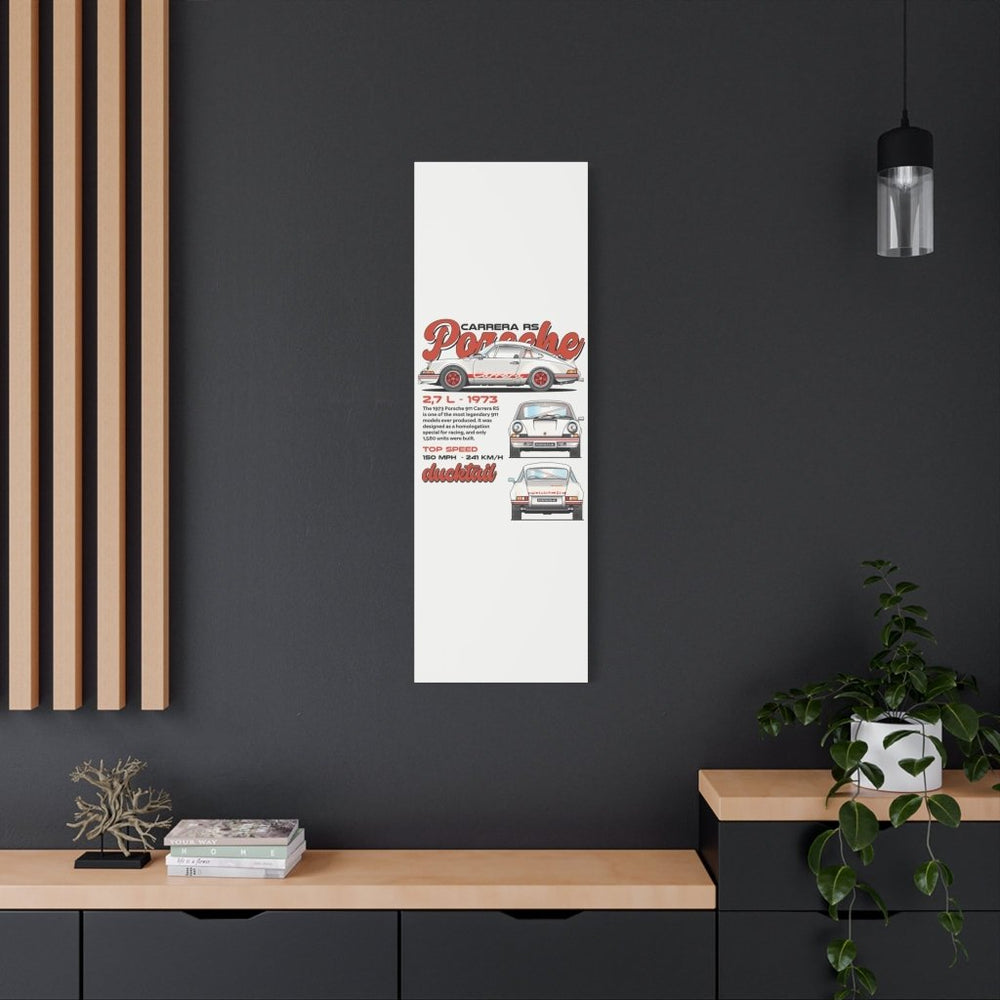 Porsche 911 Carrera RS Canvas Print — Wandbild Man Cave | REVØRA