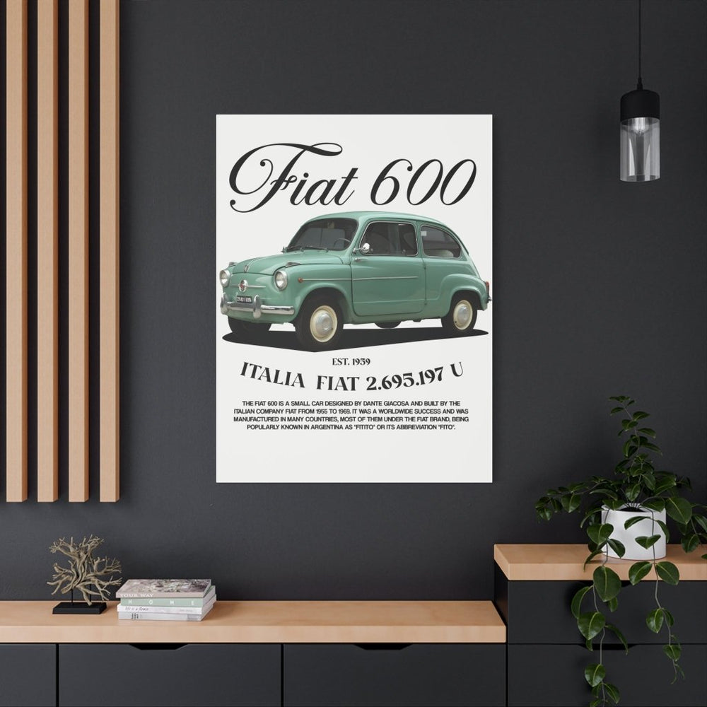 Fiat 600 Canvas Print
