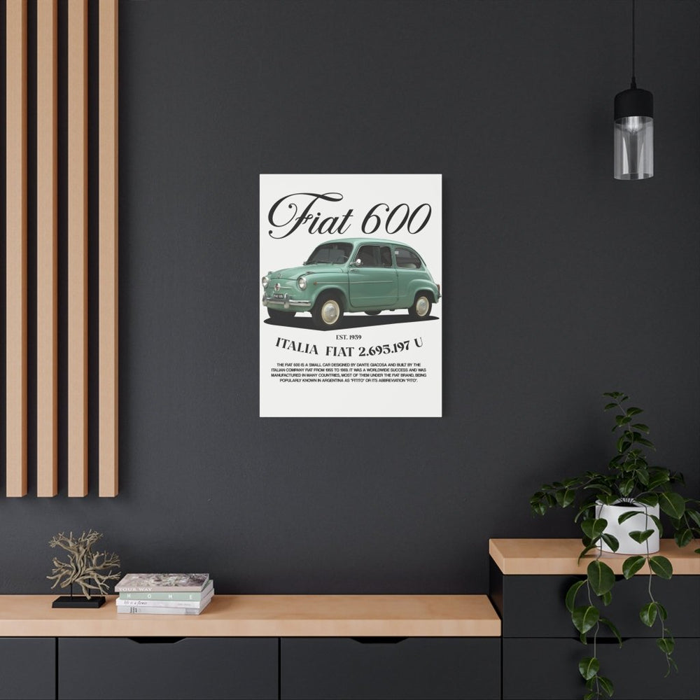 Fiat 600 Canvas Print