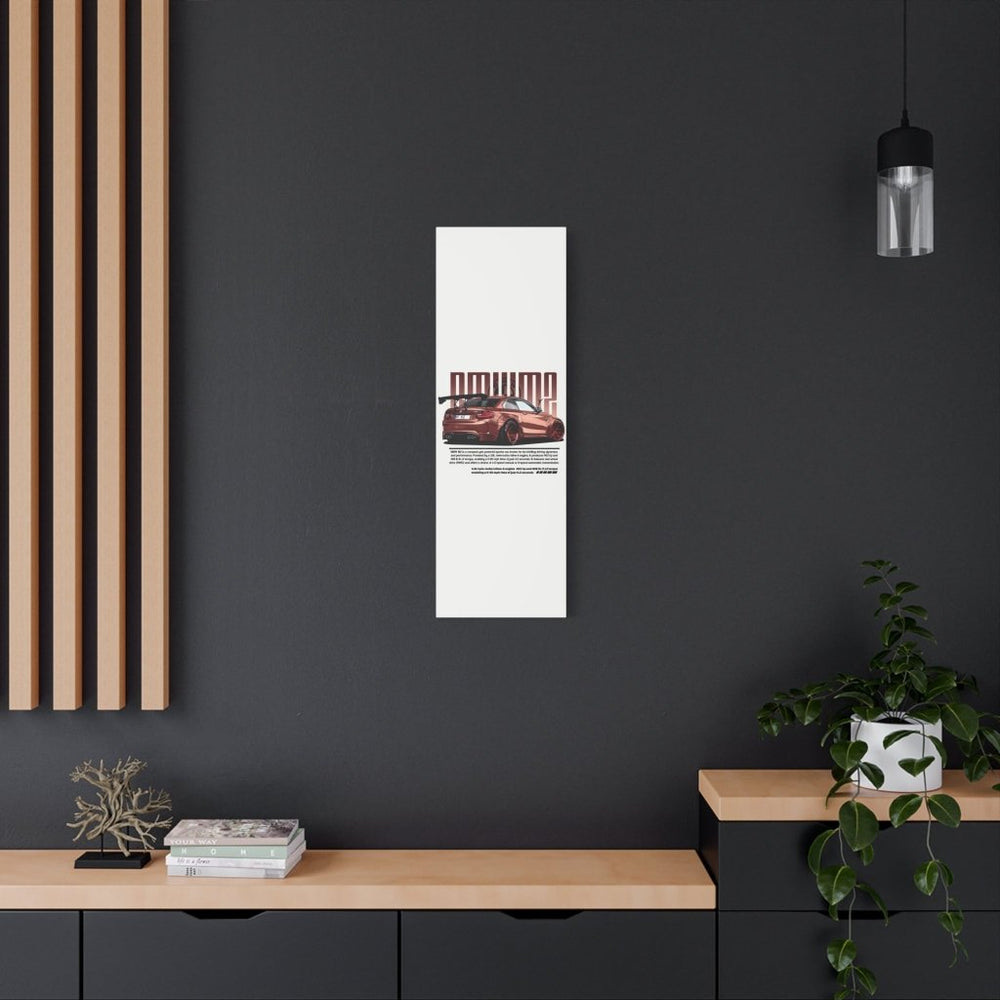 BMW M2 Canvas Print — Wandbild Man Cave | REVØRA