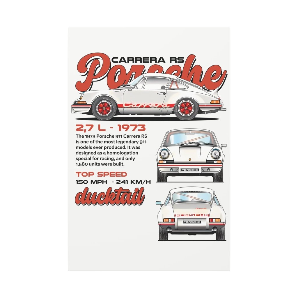 Carrera RS Canvas Print - Revøra™