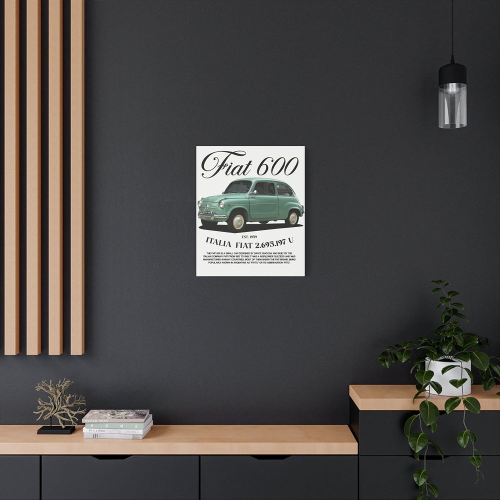 Fiat 600 Canvas Print