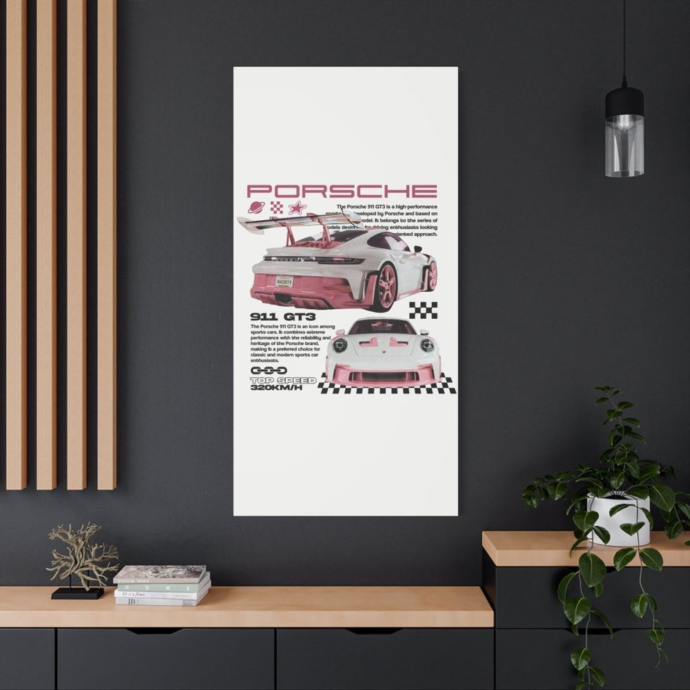 Porsche 911 GT3 Canvas Print — Wandbild Man Cave | REVØRA