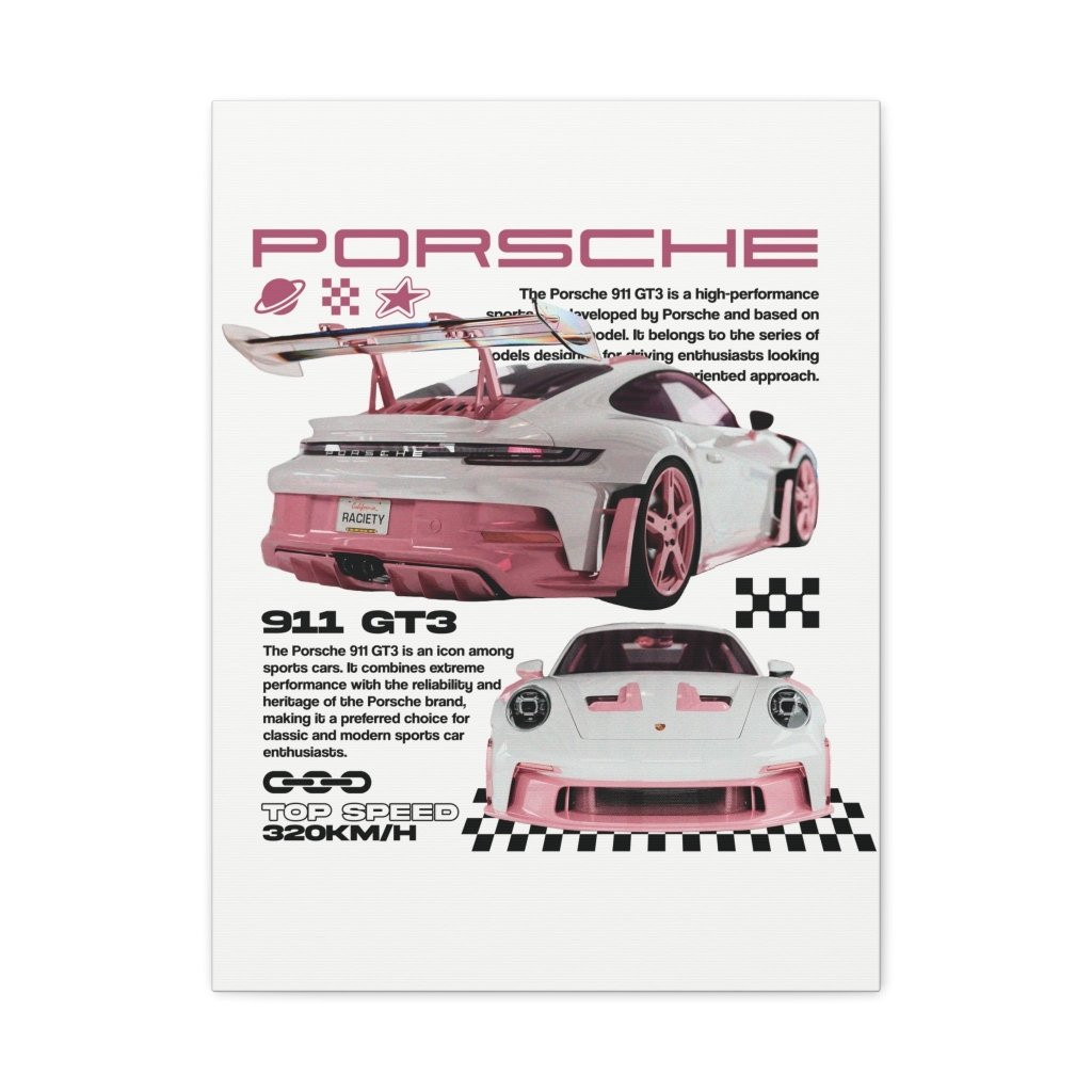 9ELEVEN GT3 Canvas Print - Revøra™