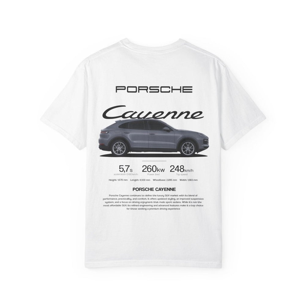 Porsche Cayenne T-Shirt — Luxury SUV Car Streetwear | REVØRA