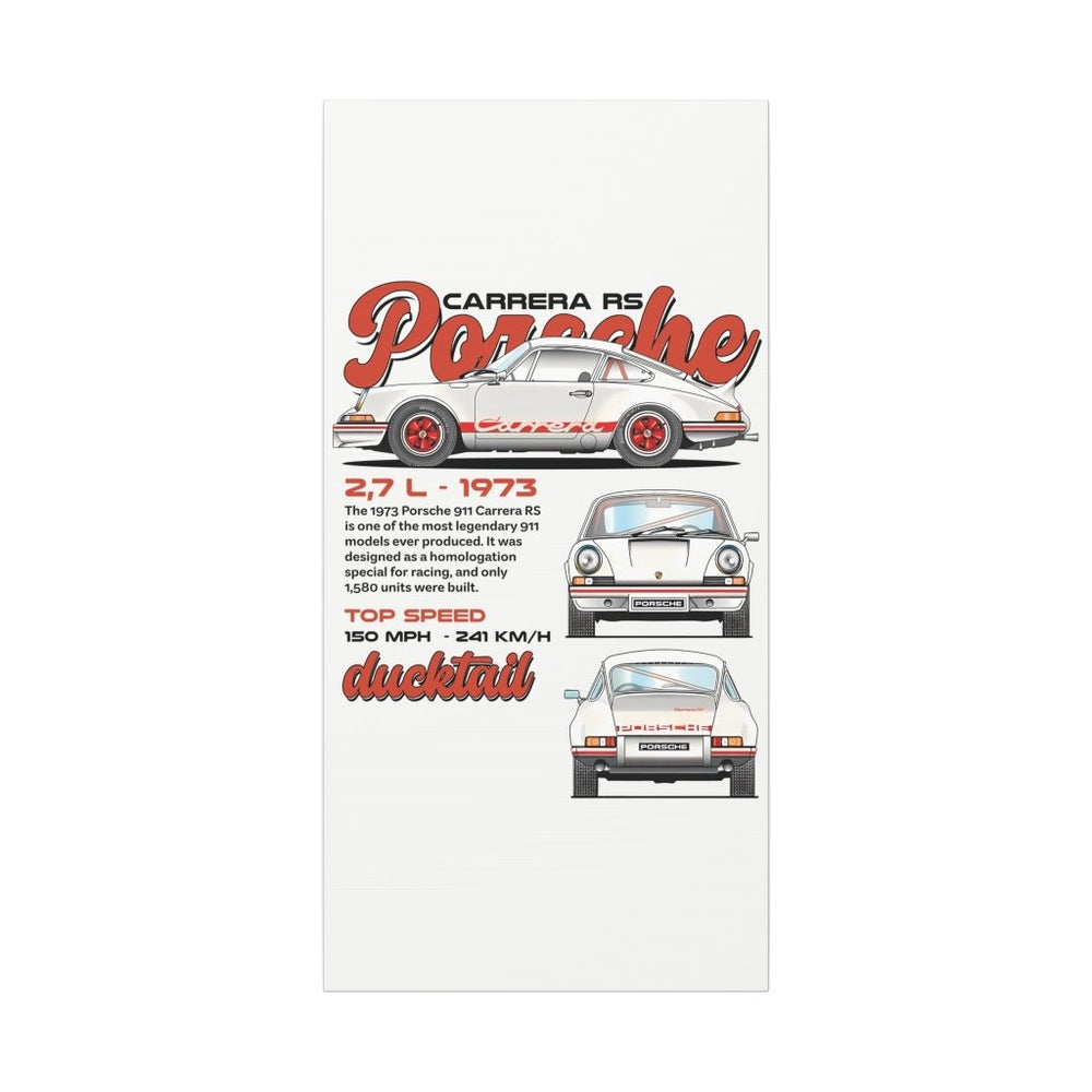 Porsche 911 Carrera RS Canvas Print — Wandbild Man Cave | REVØRA